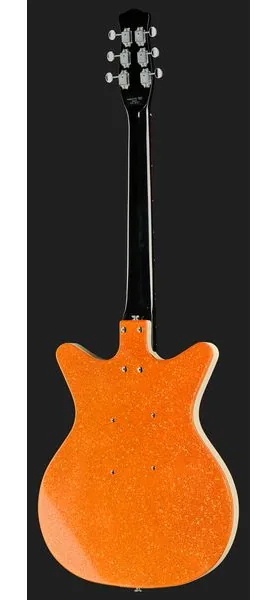 Danelectro 59M NOS+ Orange Metalflake, yksityiskohta 3