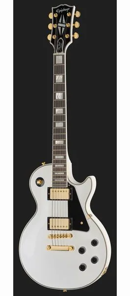 Epiphone Les Paul Custom Alpine White, yksityiskohta 2