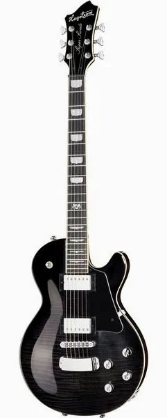 Hagstrom Super Swede Dark Storm edestä